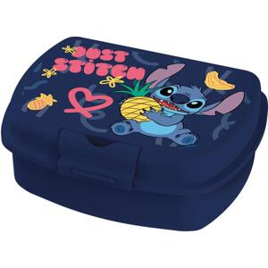 STOR Plastový desiatový box Stitch 18x14x6,5cm
